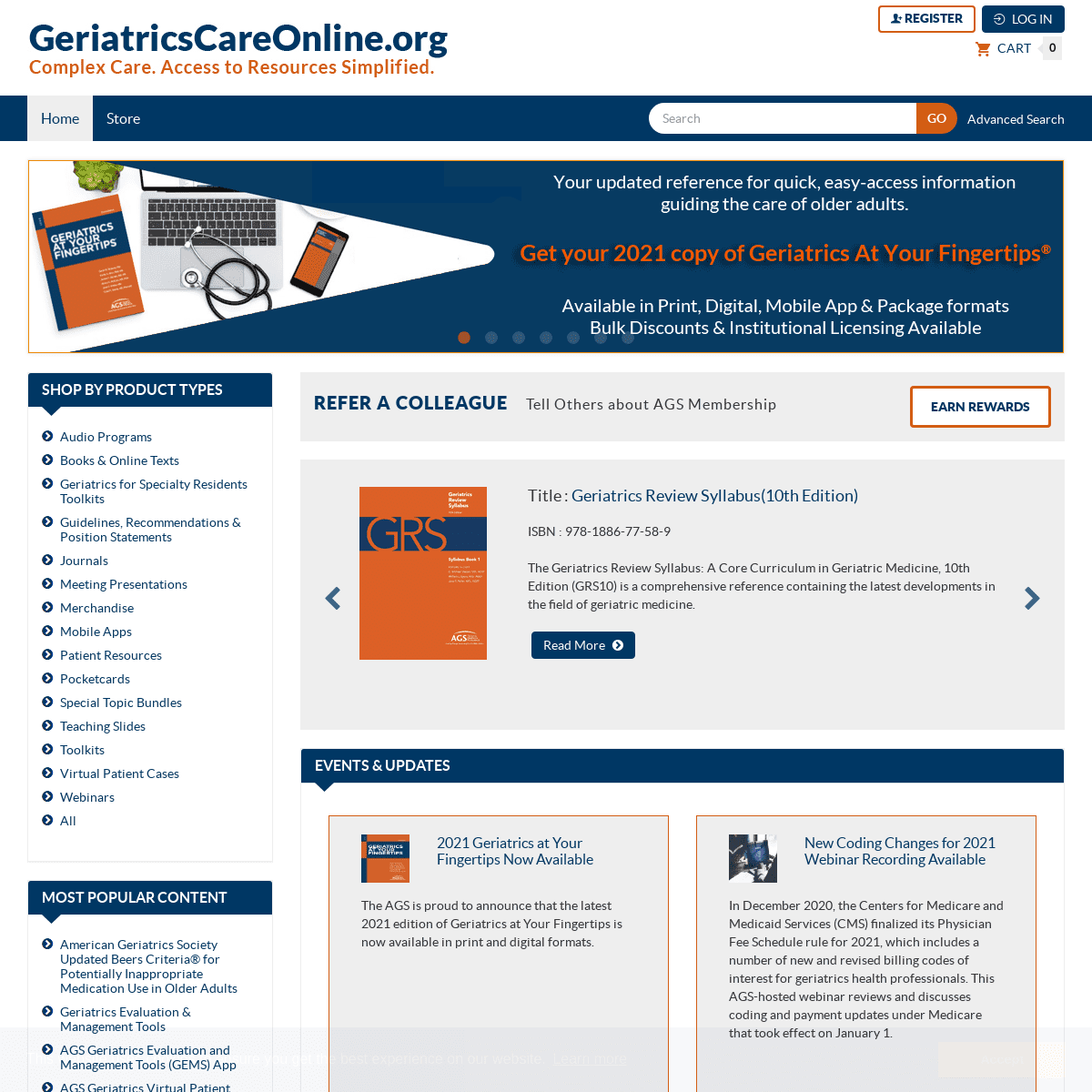 A complete backup of https://geriatricscareonline.org