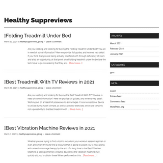 A complete backup of https://healthysuppreviews.com