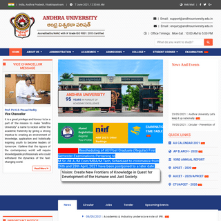 A complete backup of https://andhrauniversity.edu.in