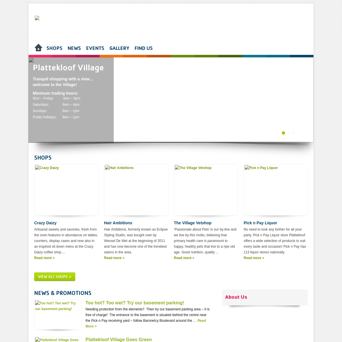 A complete backup of http://plattekloofvillage.azurewebsites.net/