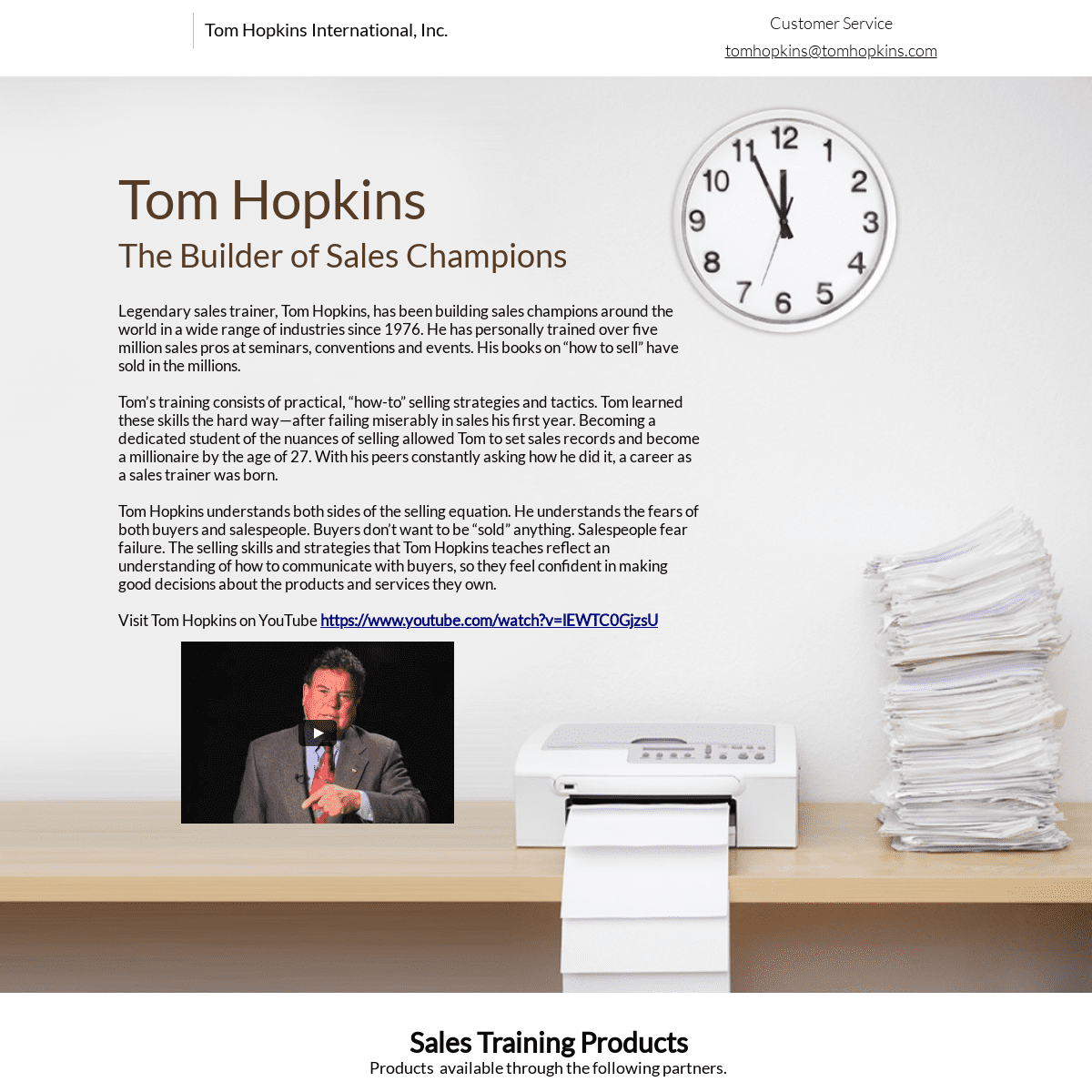A complete backup of https://tomhopkins.com