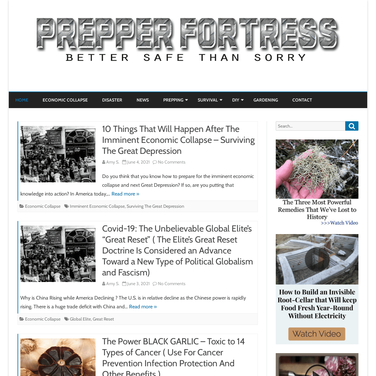 A complete backup of https://prepperfortress.com