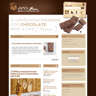 A complete backup of https://mostlyaboutchocolate.com