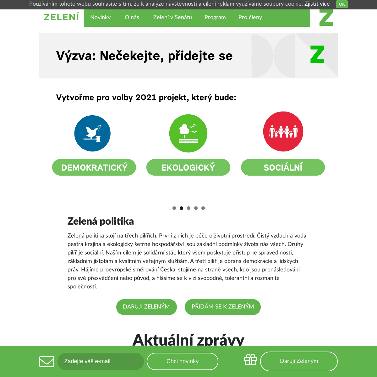 A complete backup of https://zeleni.cz