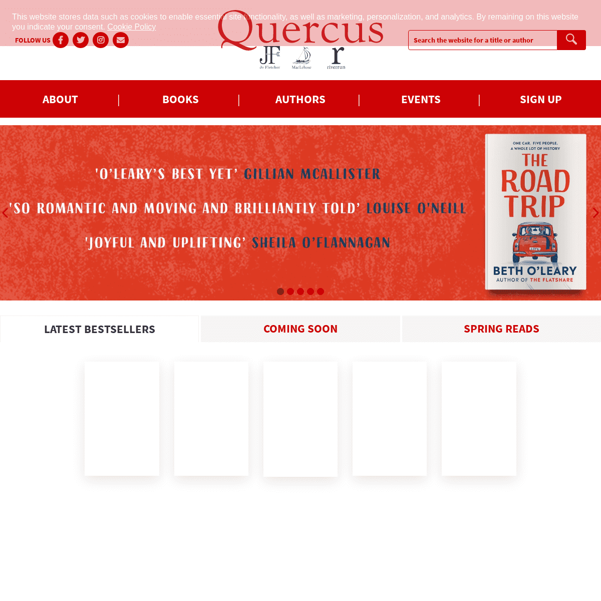 A complete backup of https://quercusbooks.co.uk