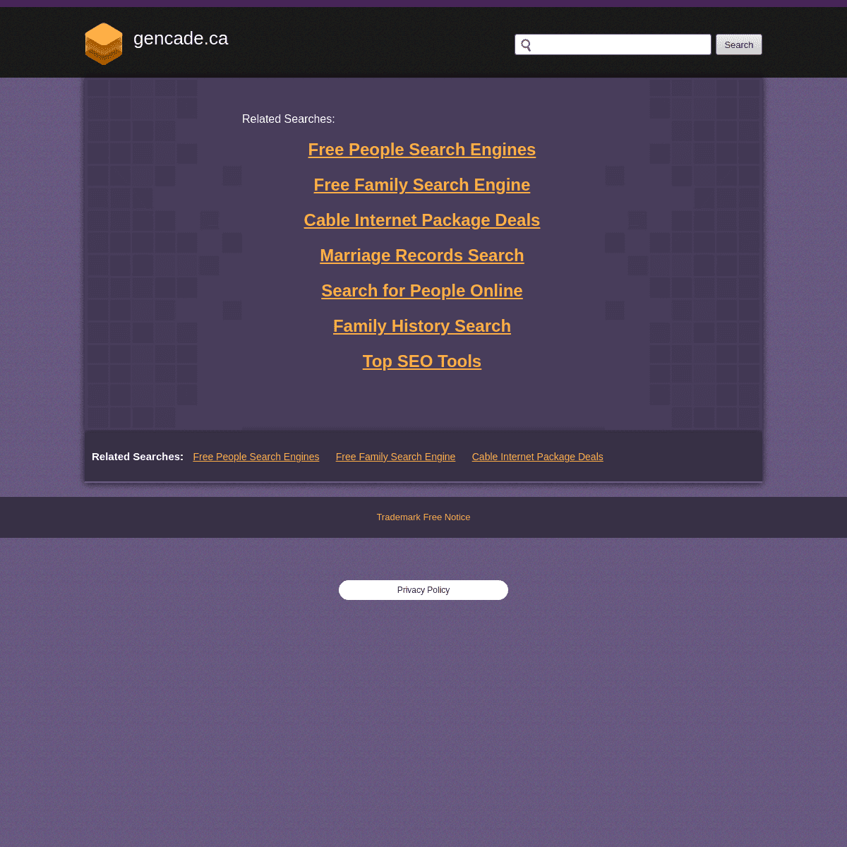A complete backup of https://gencade.ca