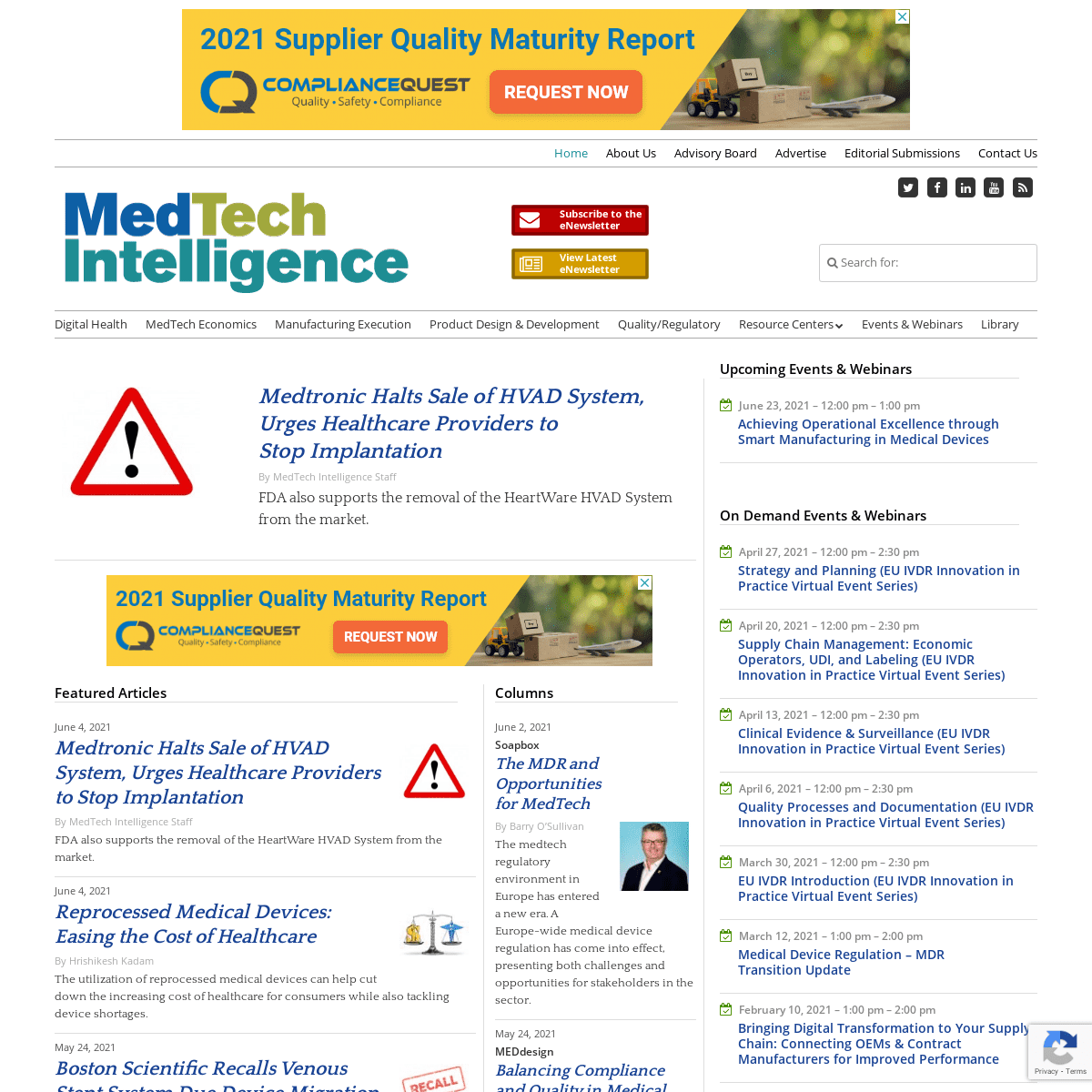 A complete backup of https://medtechintelligence.com