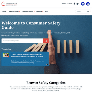A complete backup of https://consumersafetyguide.com