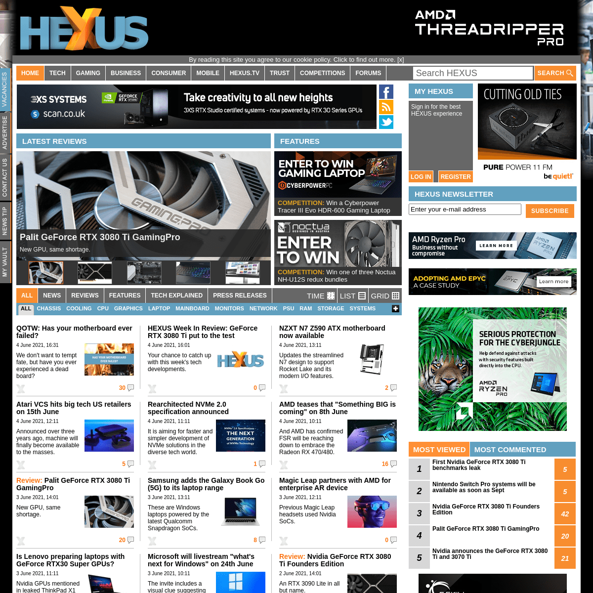 A complete backup of https://hexus.net