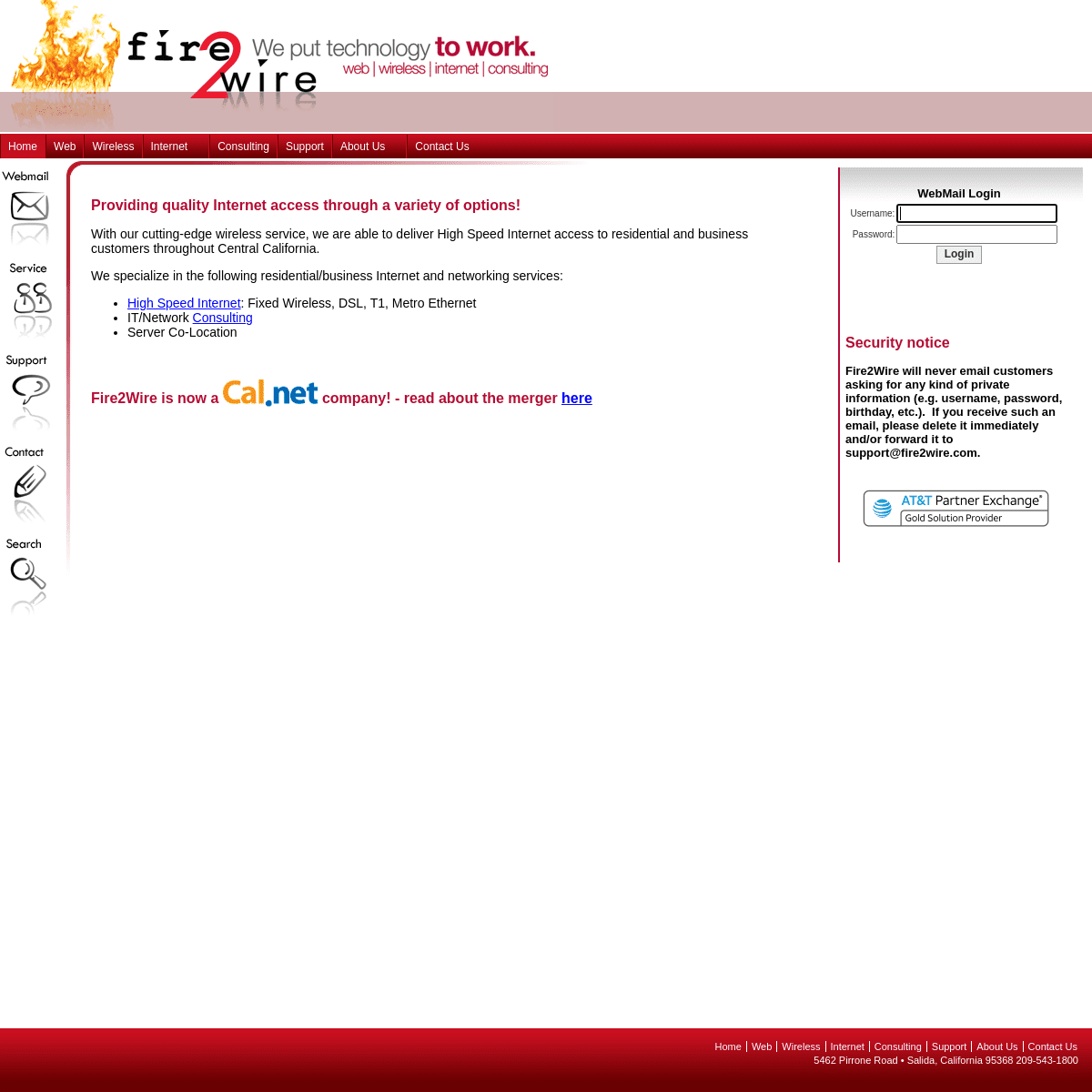A complete backup of https://fire2wire.com