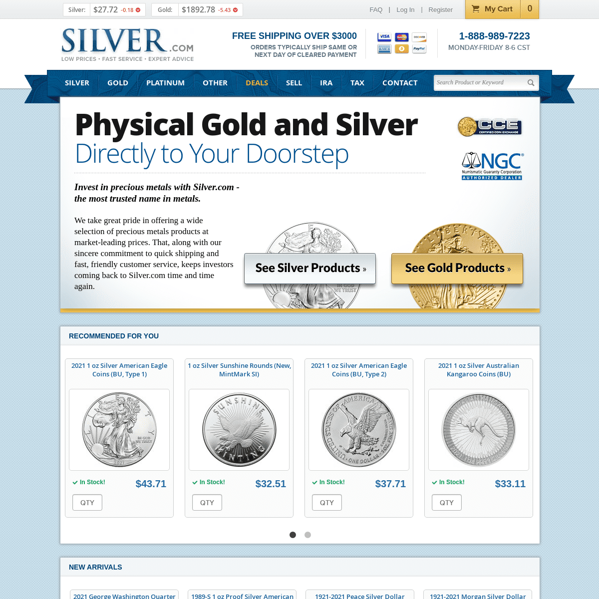 A complete backup of https://silver.com