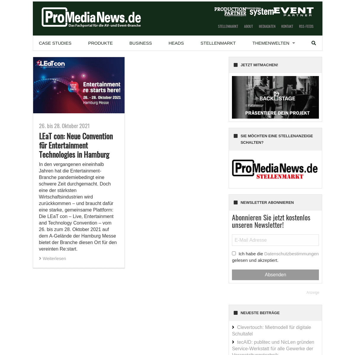 A complete backup of https://promedianews.de
