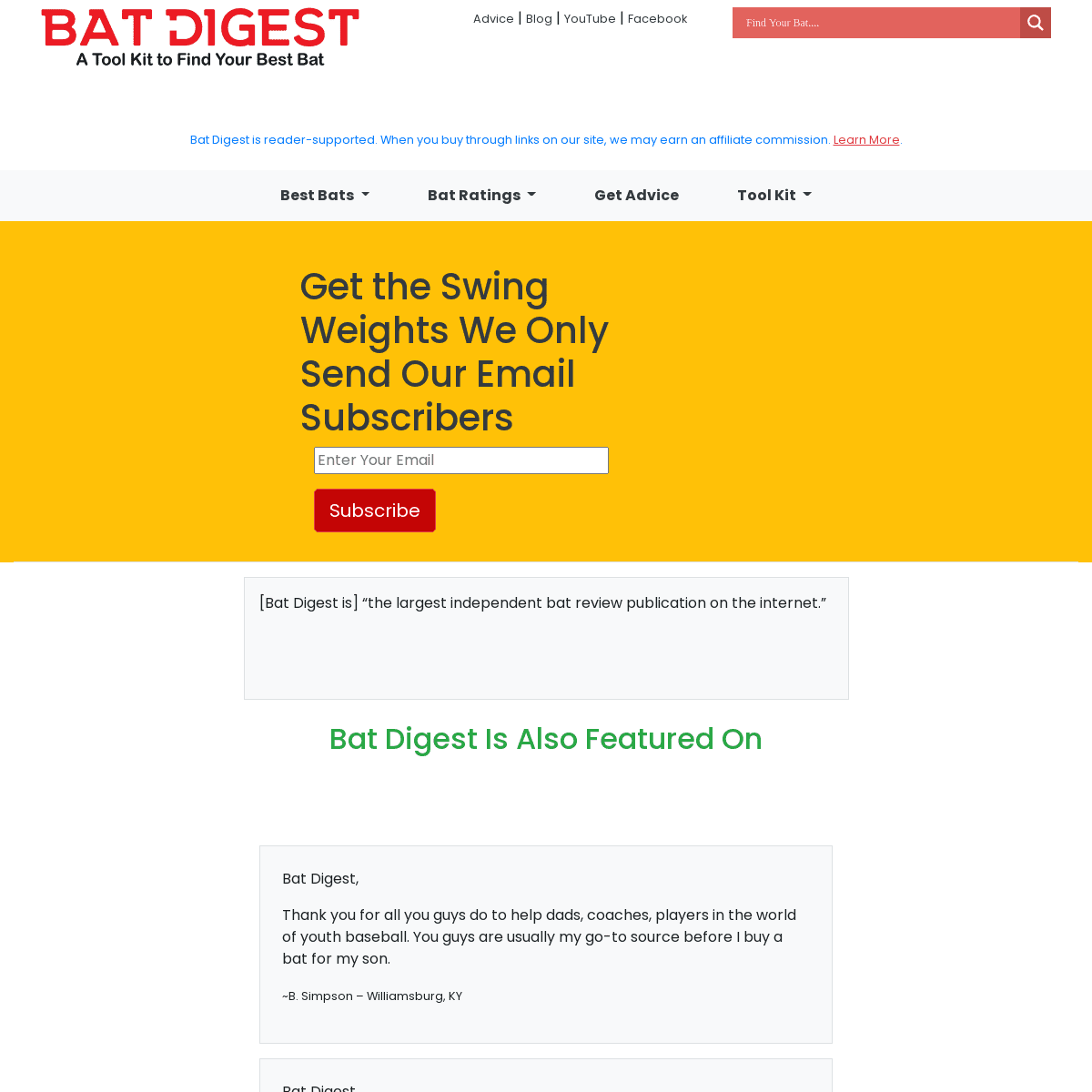 A complete backup of https://batdigest.com
