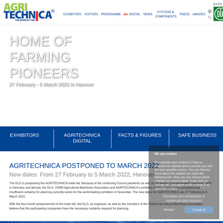 A complete backup of https://agritechnica.com