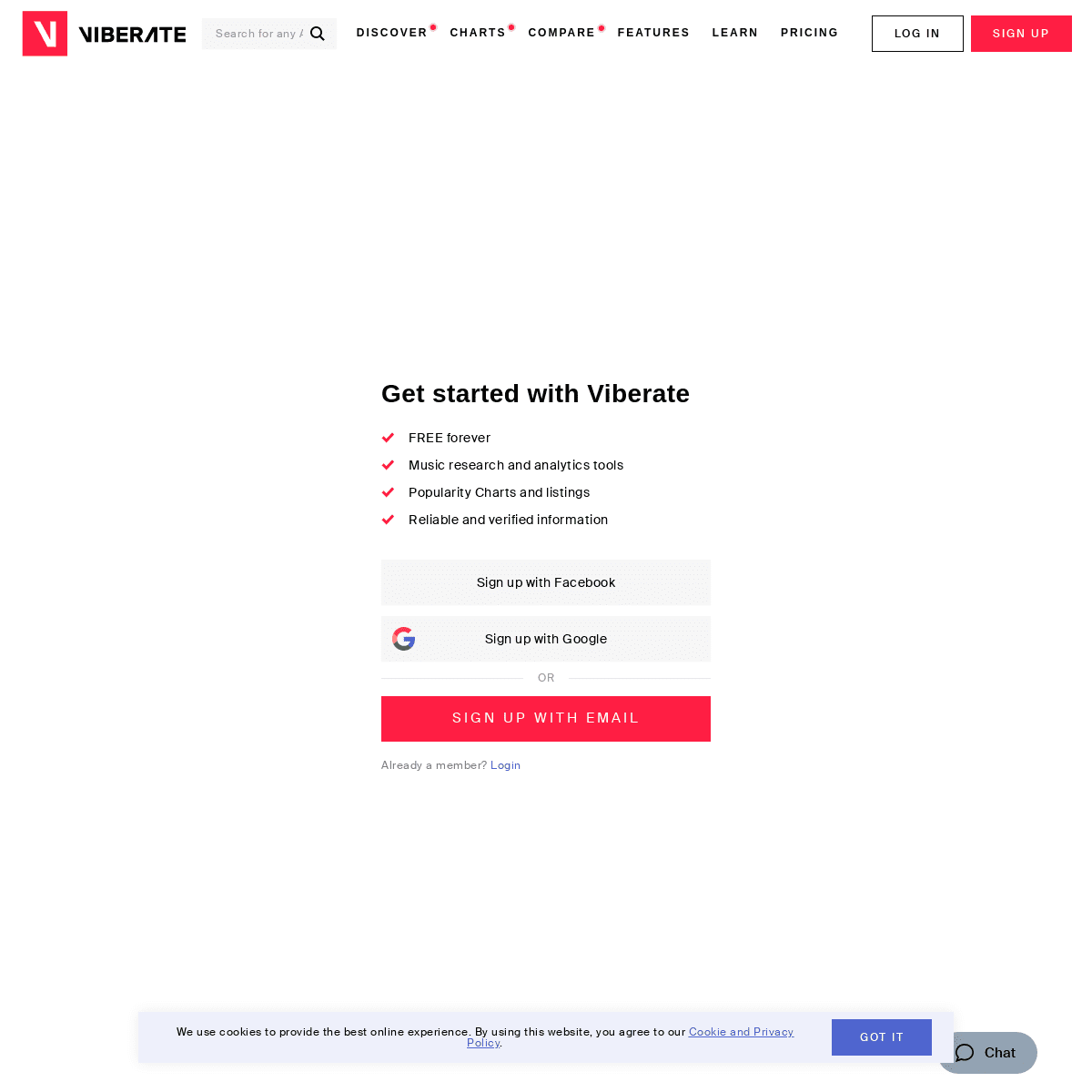 A complete backup of https://viberate.io
