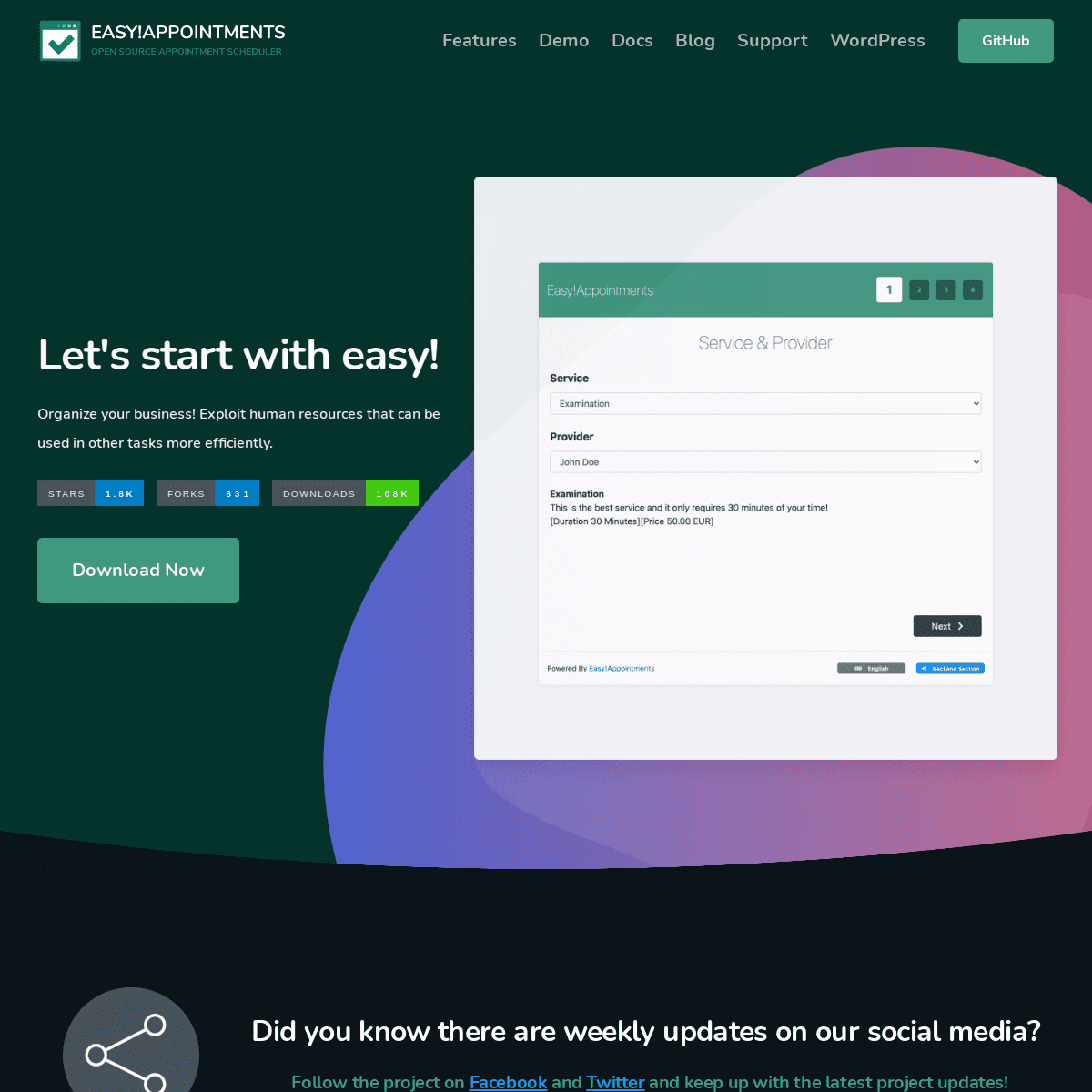 A complete backup of https://easyappointments.org