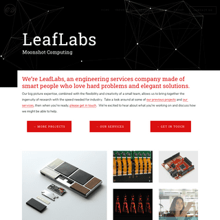 A complete backup of https://leaflabs.com