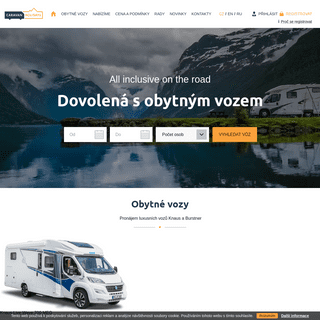 A complete backup of https://caravan-holidays.cz
