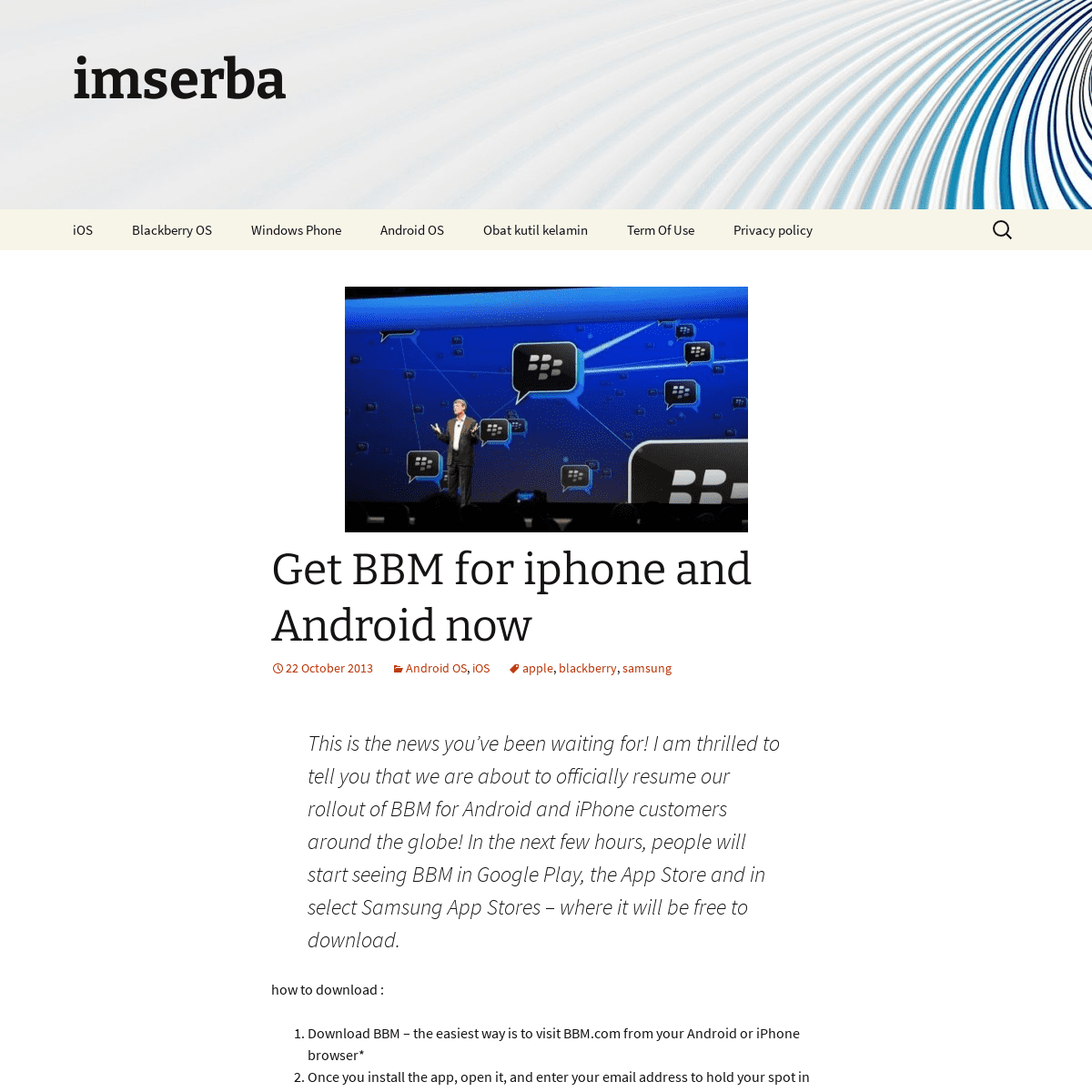 A complete backup of https://imserba.com