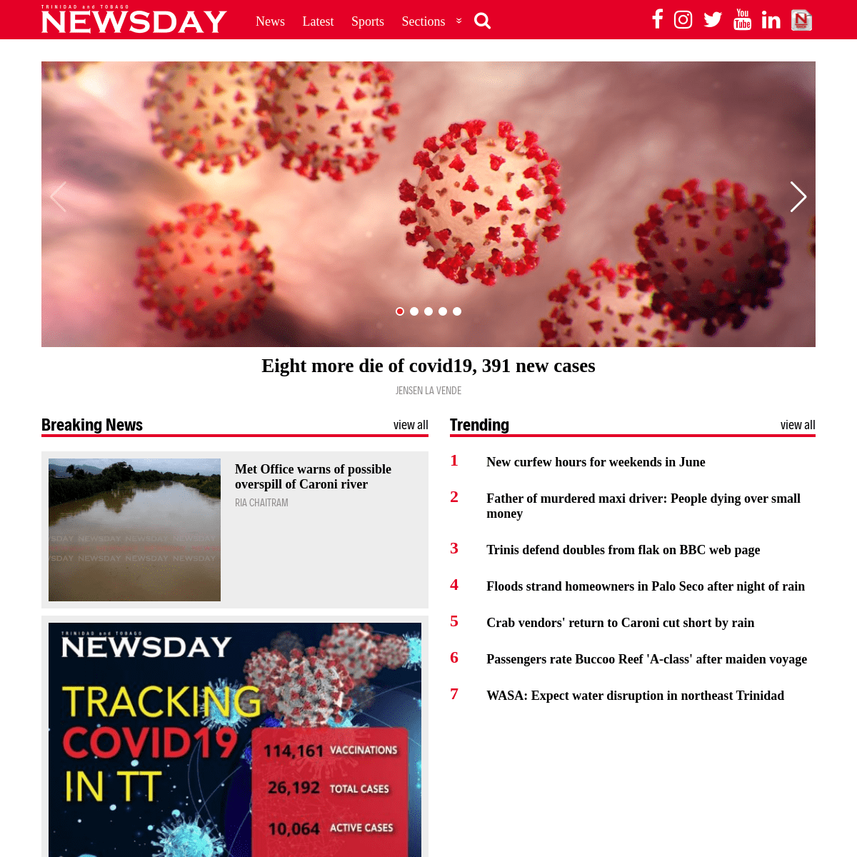 A complete backup of https://newsday.co.tt