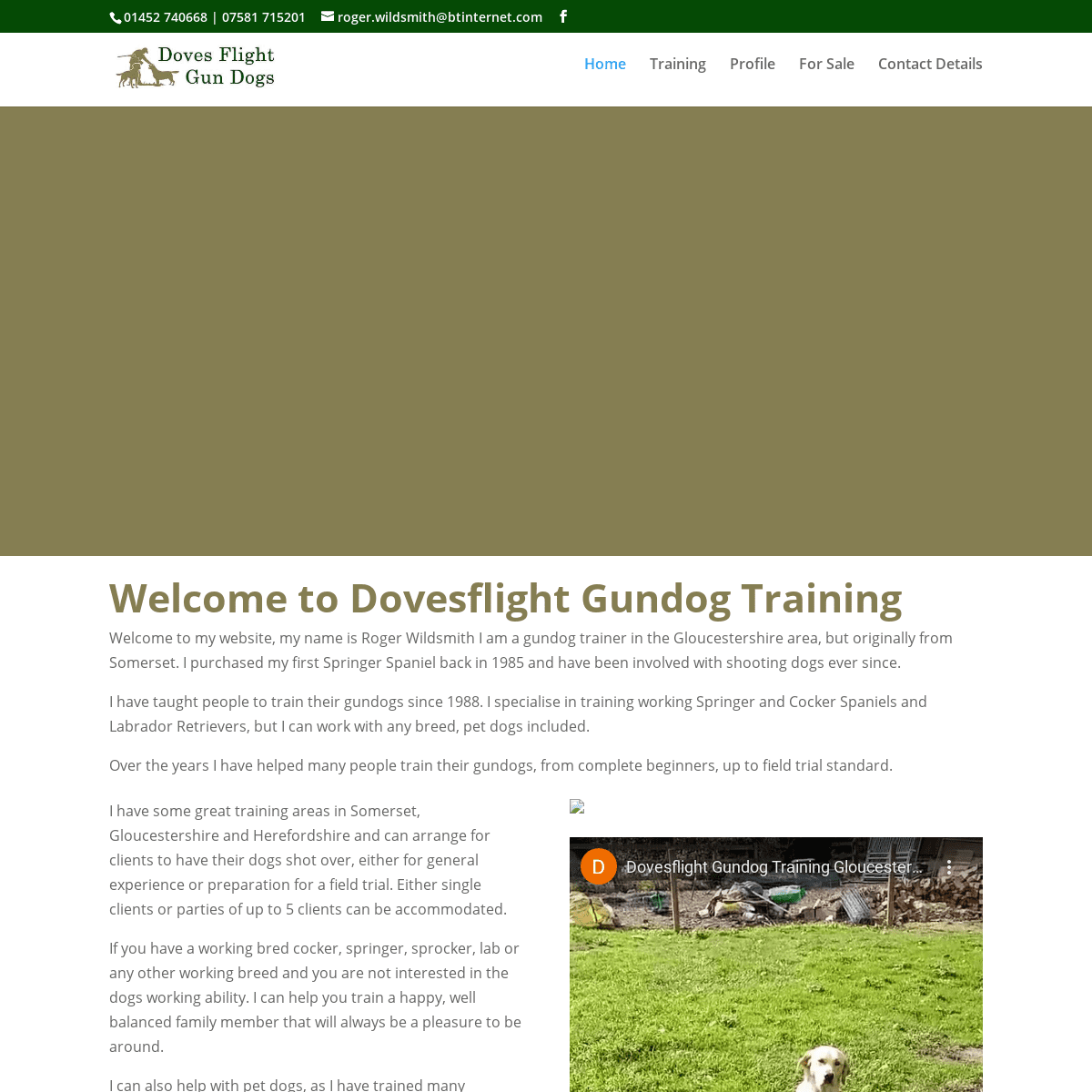 A complete backup of https://dovesflightgundogs.com