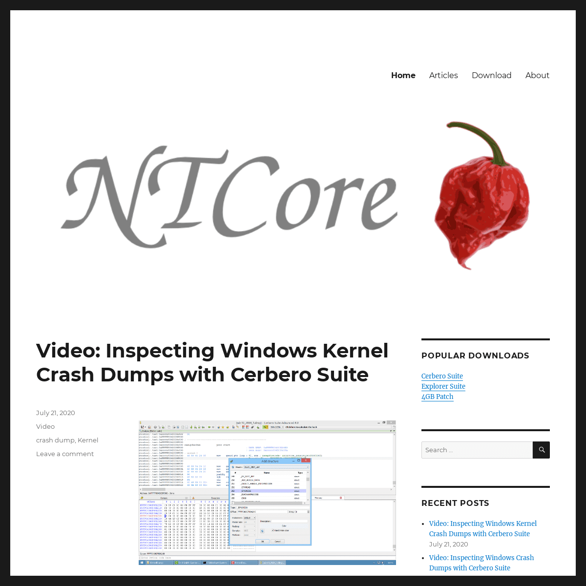 A complete backup of https://ntcore.com
