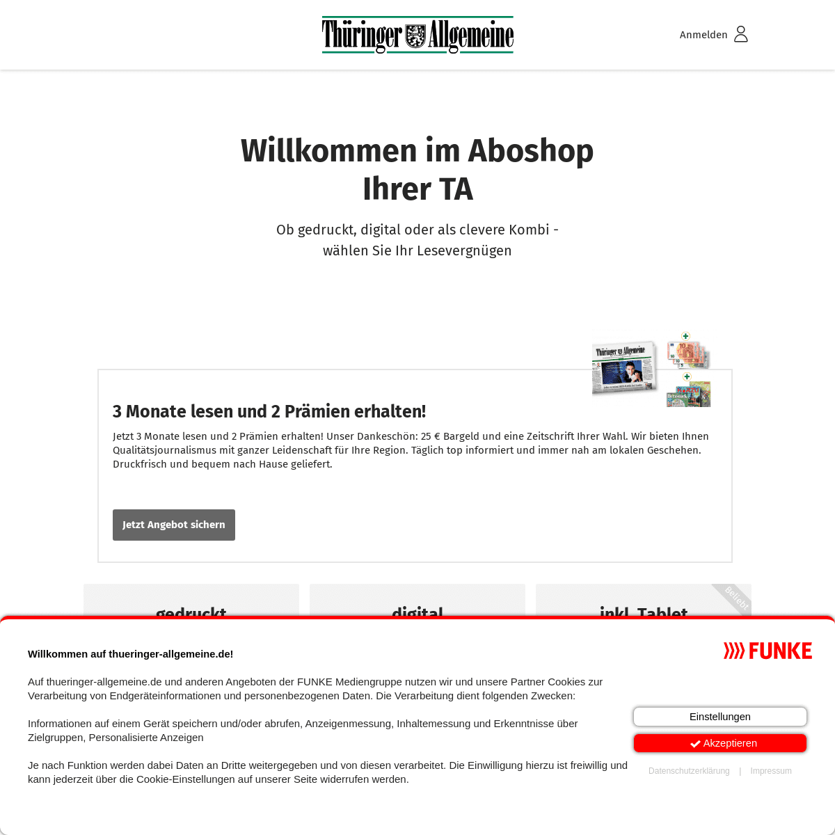 A complete backup of https://aboshop.thueringer-allgemeine.de/