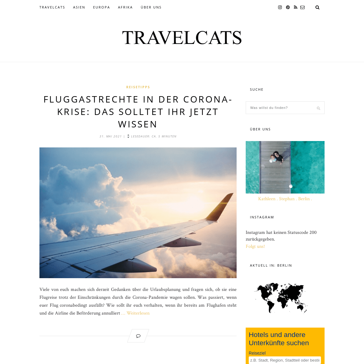 A complete backup of https://travelcats.de