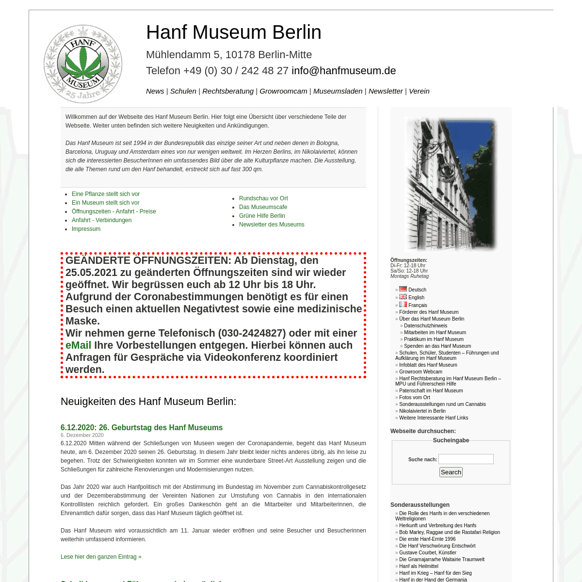 A complete backup of https://hanfmuseum.de