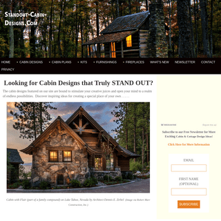 A complete backup of https://standout-cabin-designs.com