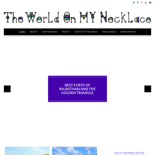 A complete backup of https://theworldonmynecklace.com