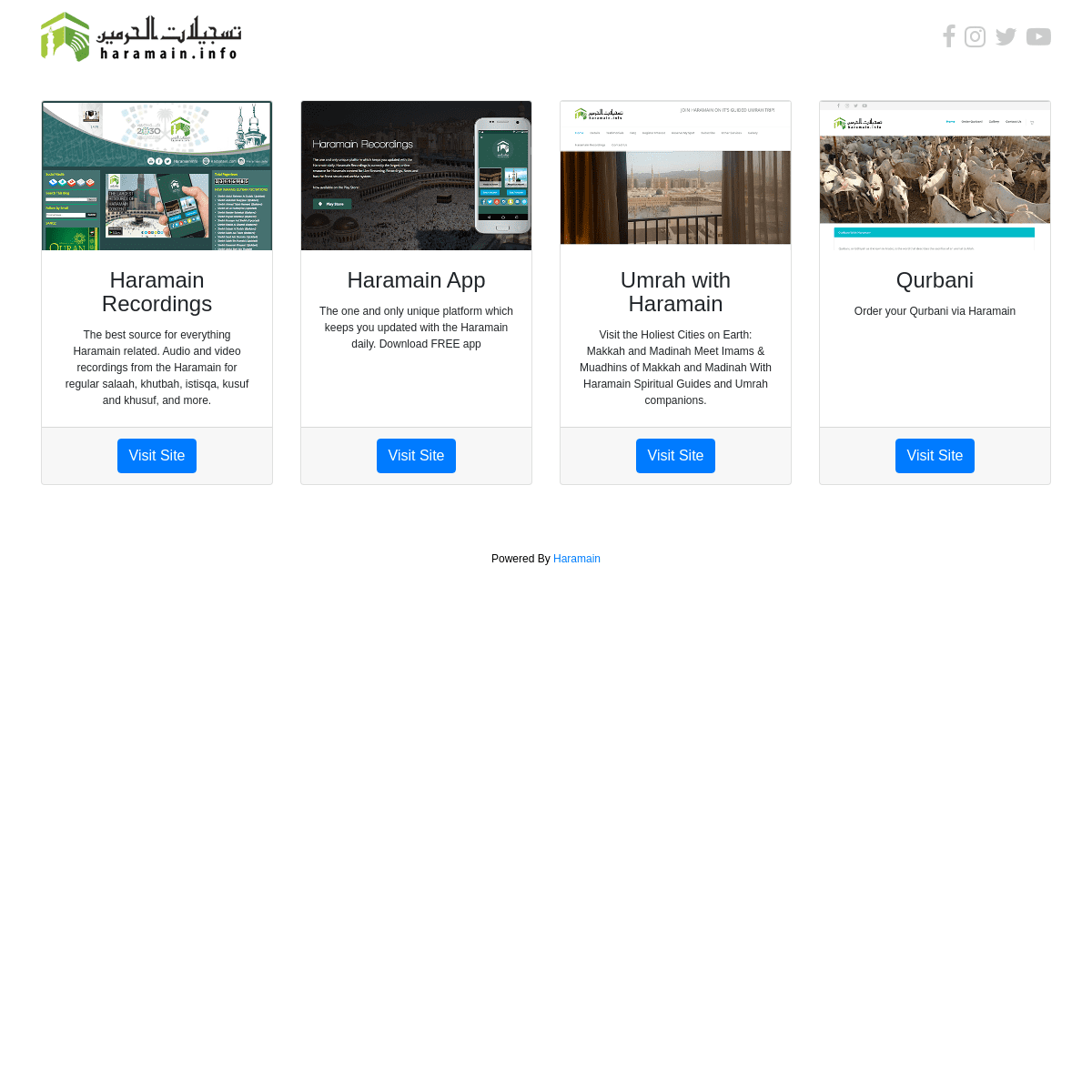 A complete backup of https://haramain.com