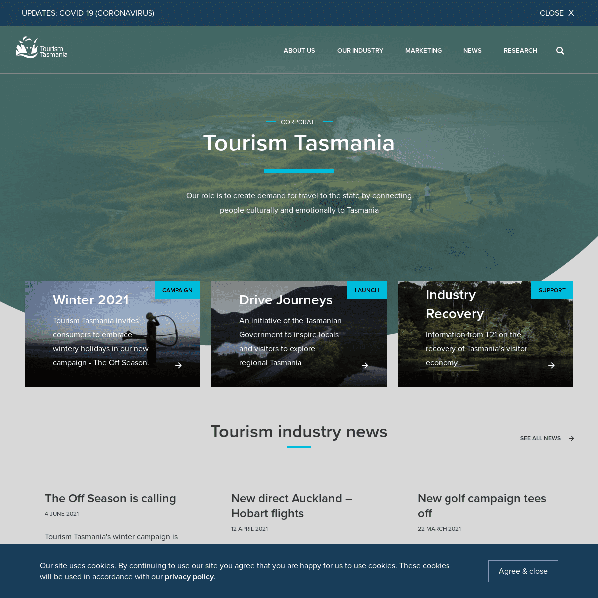 A complete backup of https://tourismtasmania.com.au