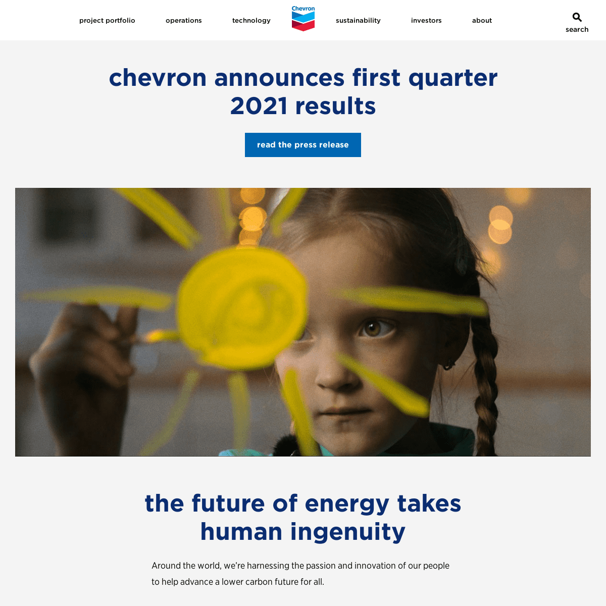 A complete backup of https://www.chevron.com/