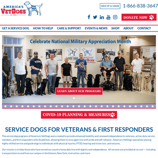A complete backup of https://vetdogs.org