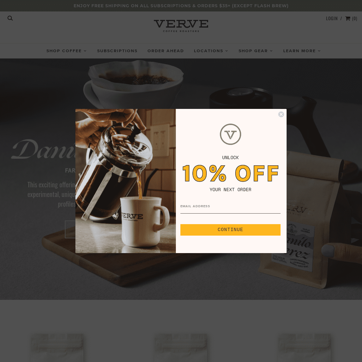 A complete backup of https://vervecoffeeroasters.com