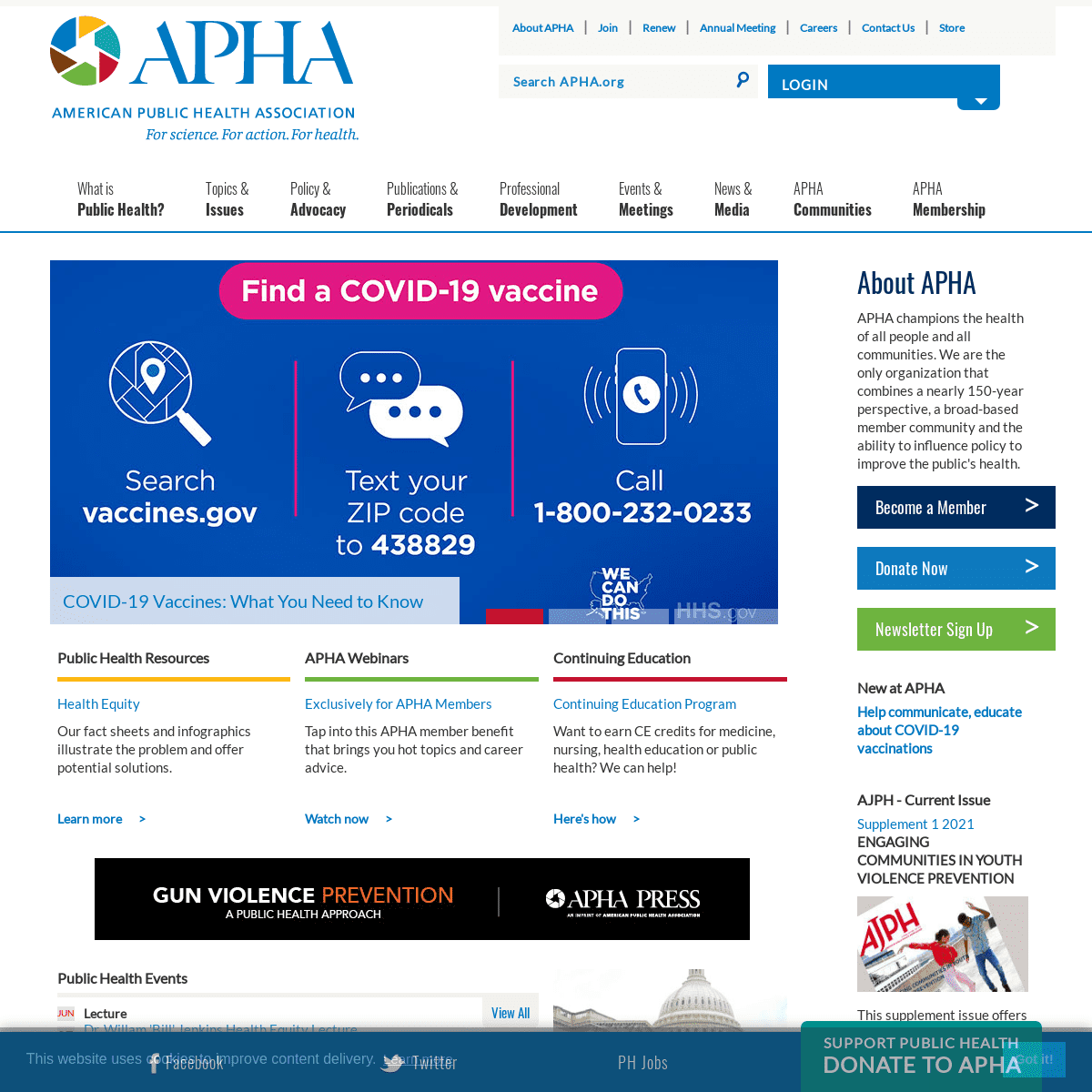 A complete backup of https://apha.org