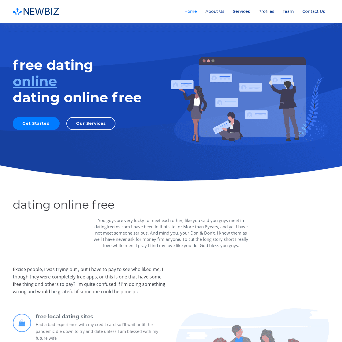 A complete backup of https://datingfreetns.com