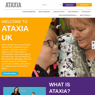 A complete backup of https://ataxia.org.uk