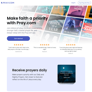 A complete backup of https://pray.com