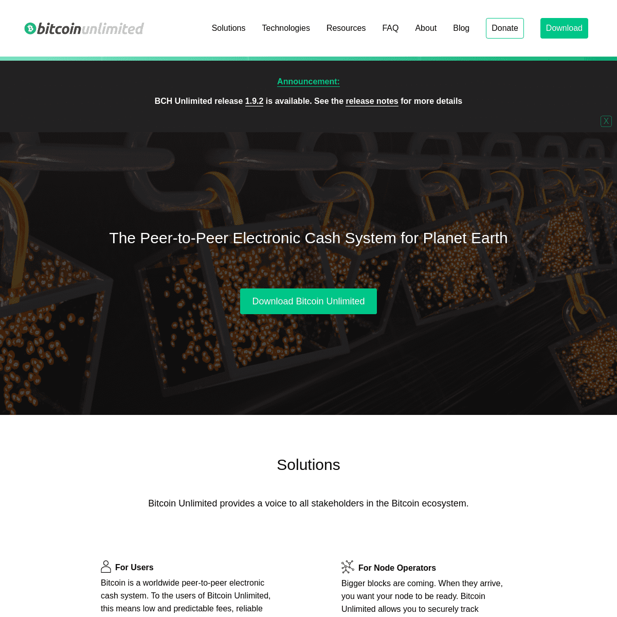 A complete backup of https://bitcoinunlimited.info