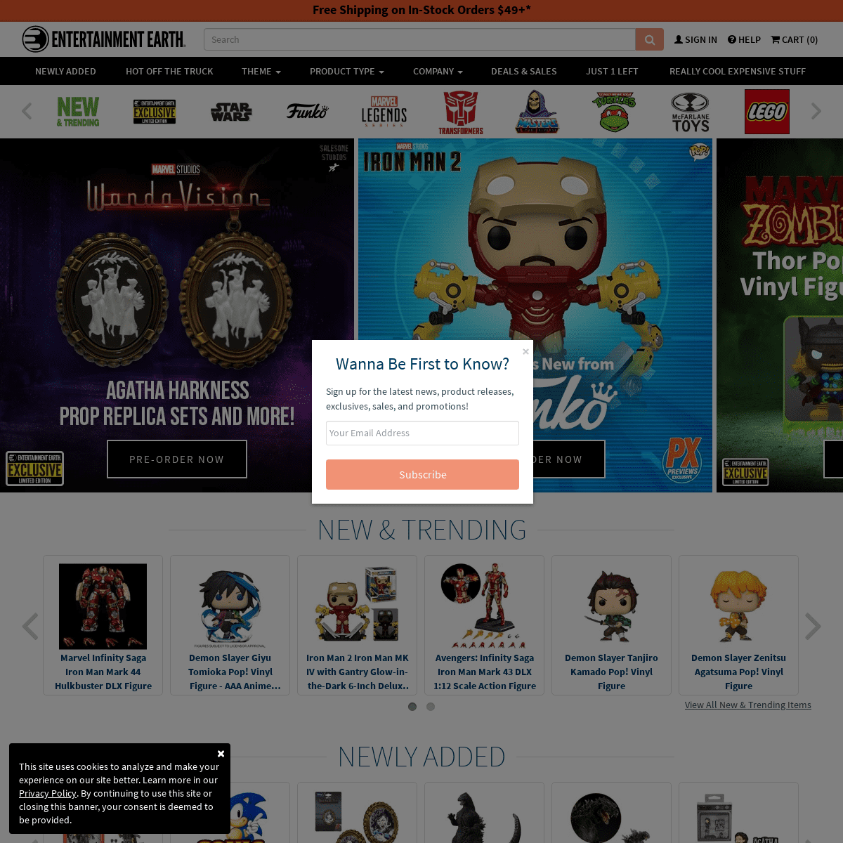 A complete backup of https://entertainmentearth.com