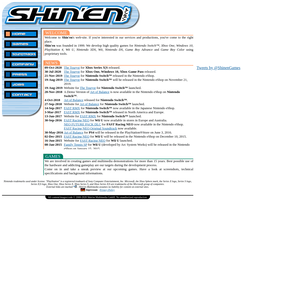 A complete backup of https://shinen.com