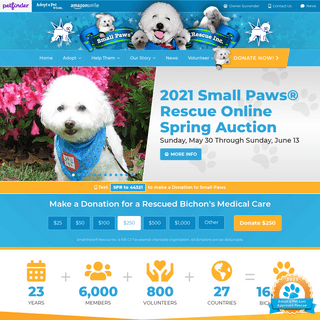 A complete backup of https://smallpawsrescue.org