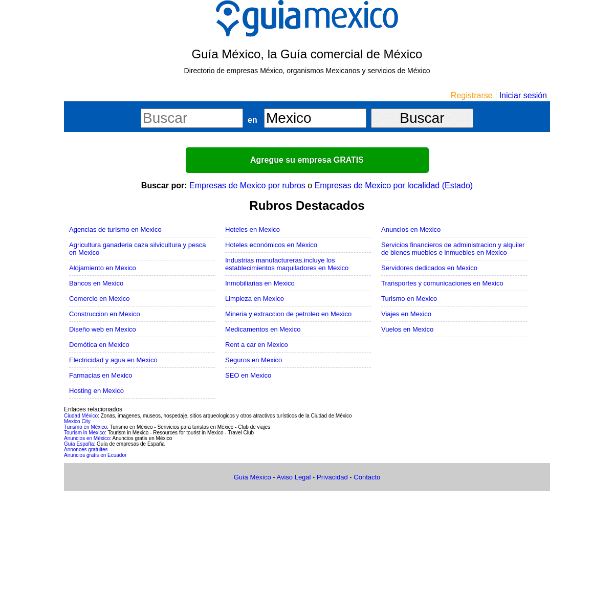 A complete backup of https://guiamexico.com.mx