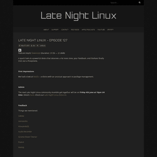 A complete backup of https://latenightlinux.com