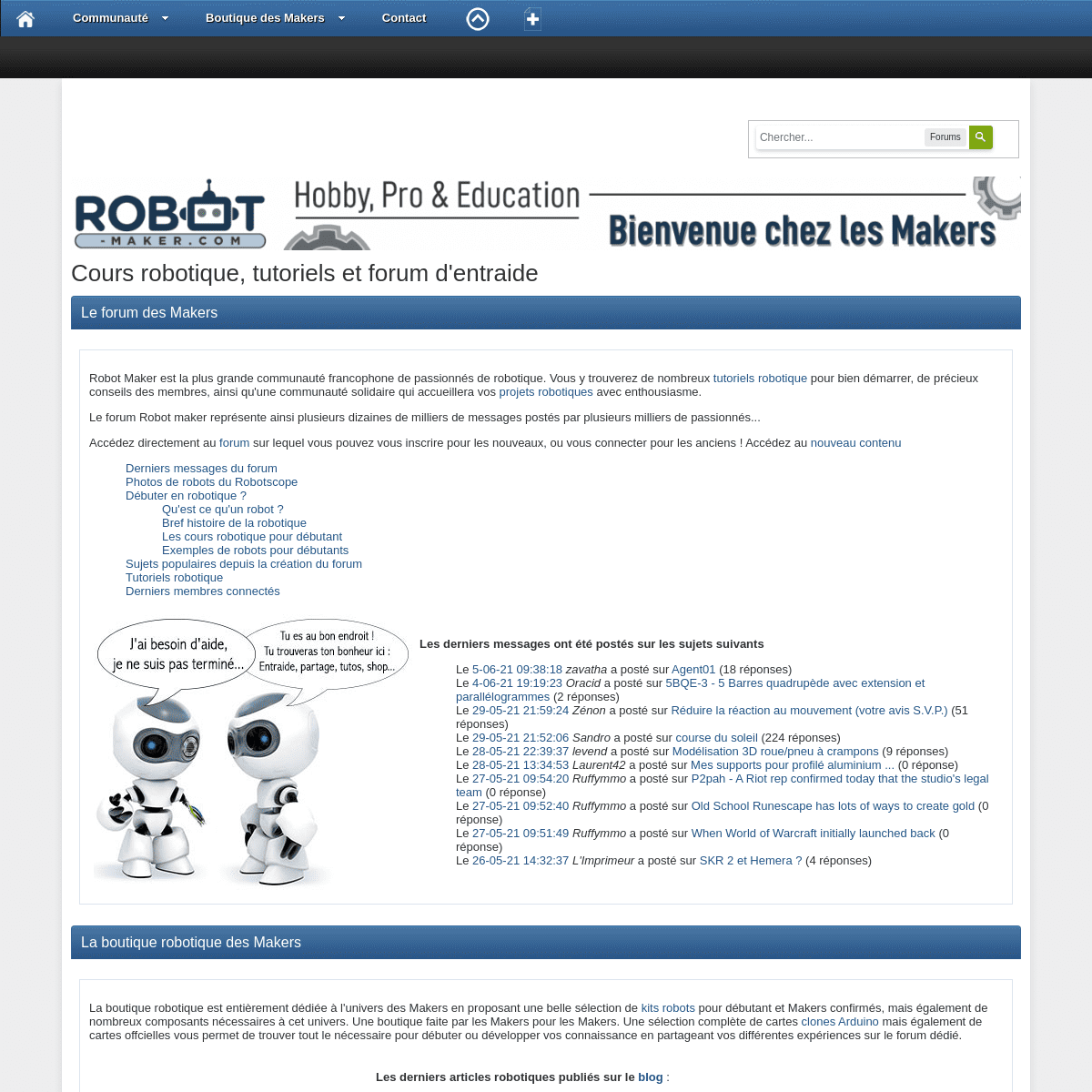 A complete backup of https://robot-maker.com