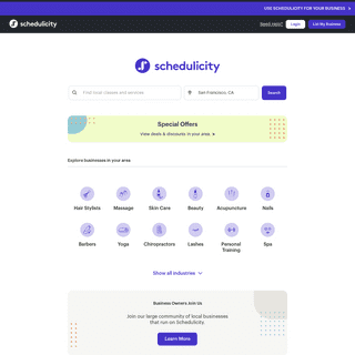 A complete backup of https://schedulicity.com