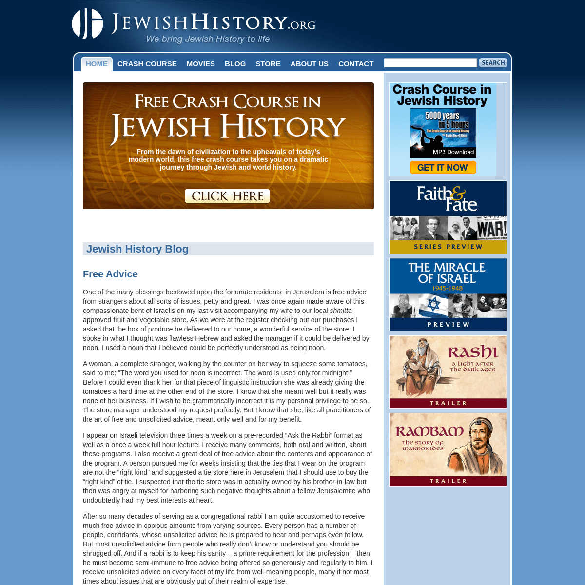 A complete backup of https://jewishhistory.org