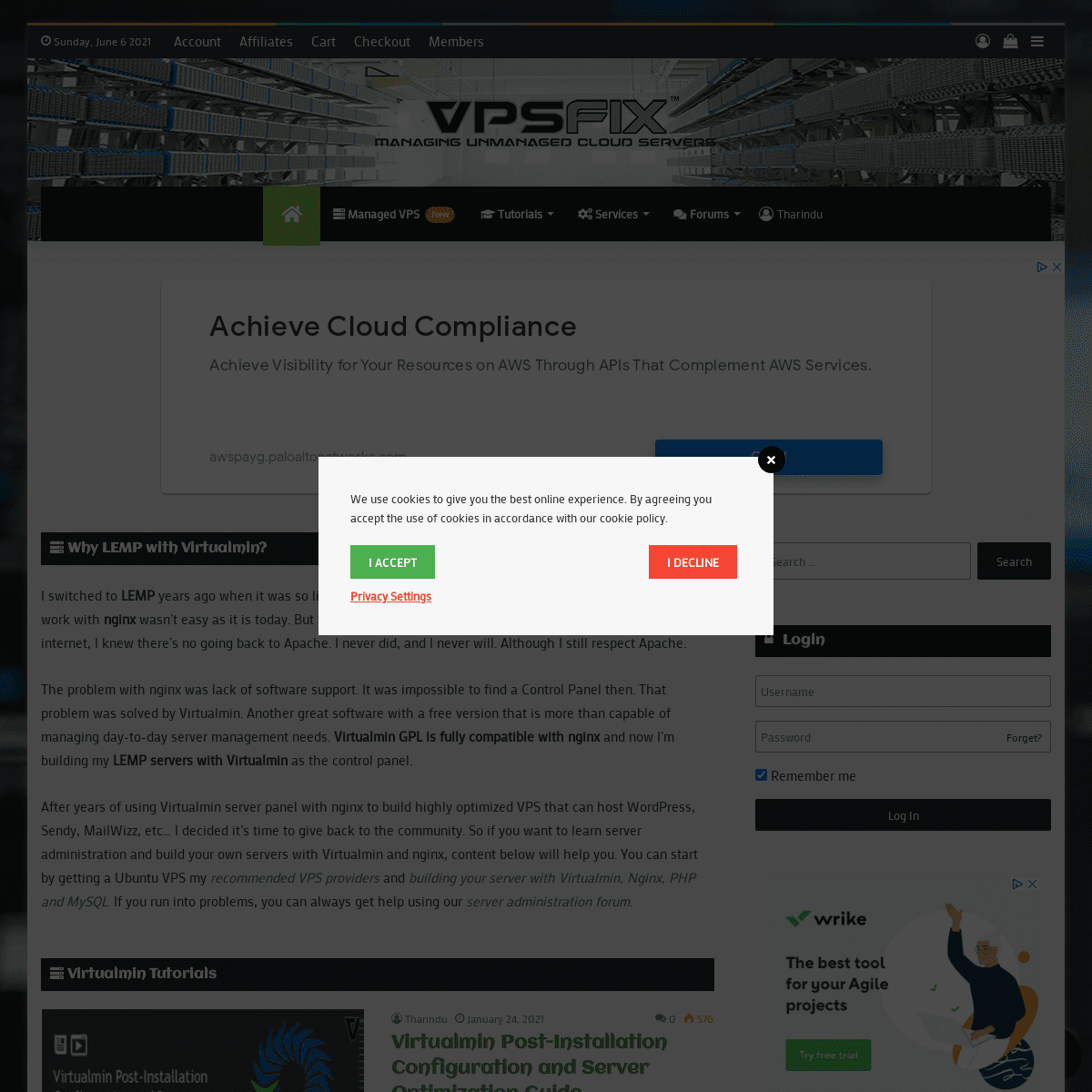 A complete backup of https://vpsfix.com